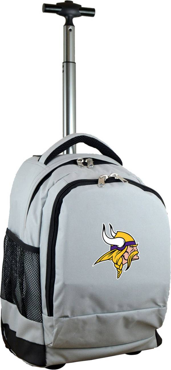 Mojo Minnesota Vikings Wheeled Premium Grey Backpack