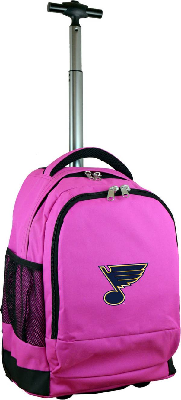 Mojo St. Louis Blues Wheeled Premium Pink Backpack