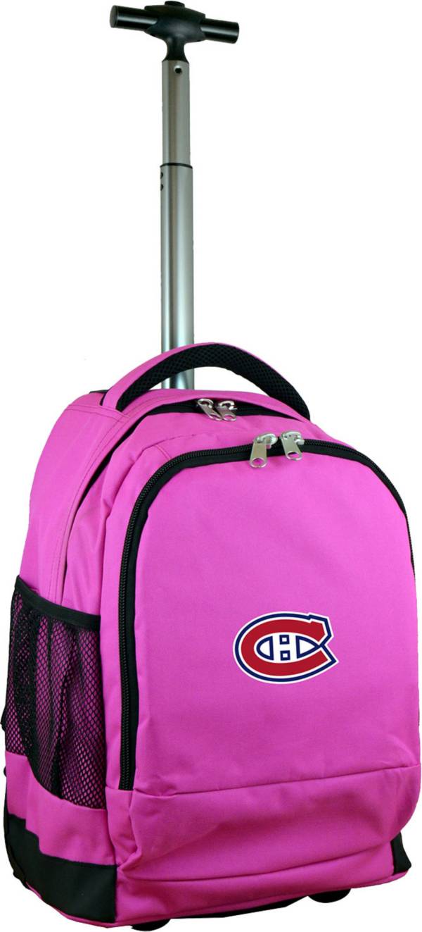 Mojo Montreal Canadiens Wheeled Premium Pink Backpack product image