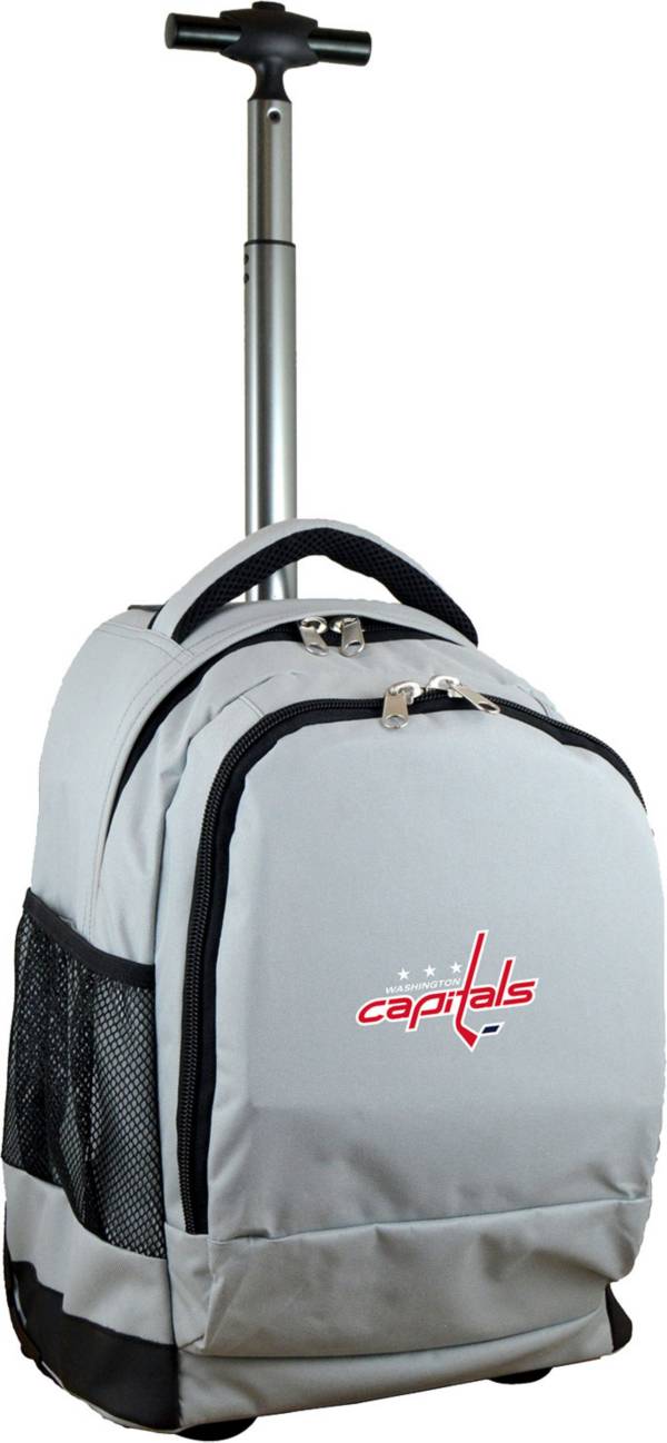 Mojo Washington Capitals Wheeled Premium Grey Backpack