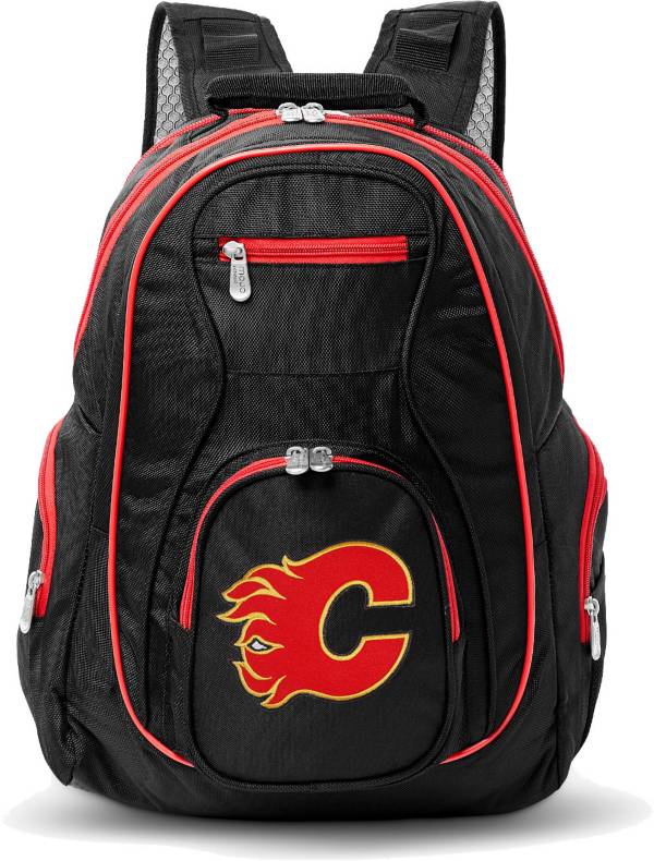 Mojo Calgary Flames Colored Trim Laptop Backpack Dick's Sporting Goods