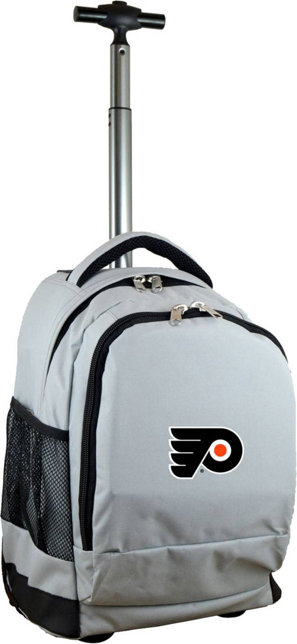 Mojo Philadelphia Flyers Wheeled Premium Grey Backpack