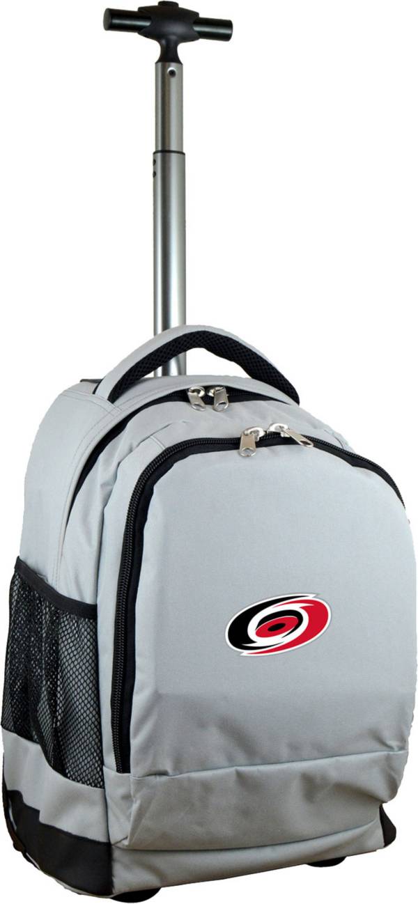 Mojo Carolina Hurricanes Wheeled Premium Grey Backpack