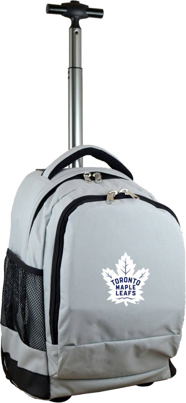 Mojo Toronto Maple Leafs Wheeled Premium Grey Backpack