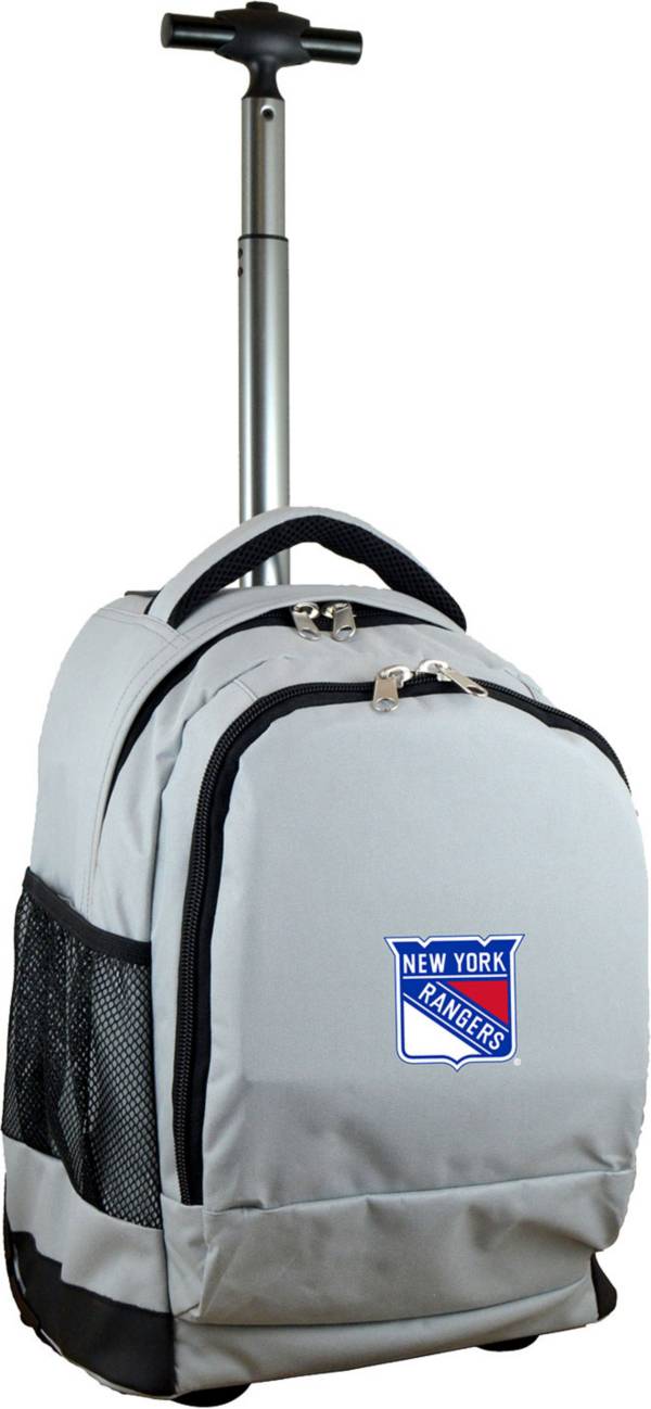 Mojo New York Rangers Wheeled Premium Grey Backpack