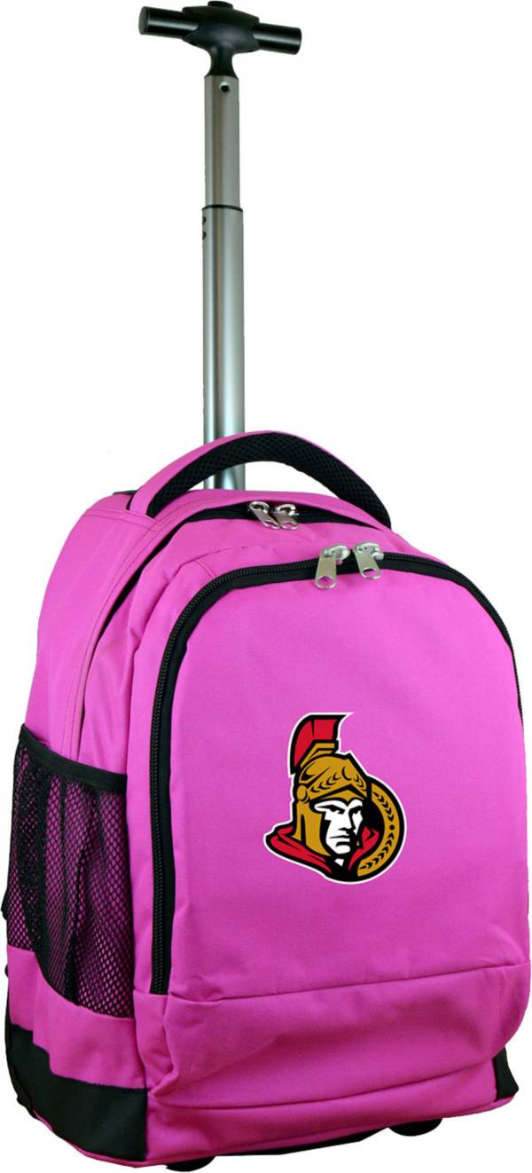 Mojo Ottawa Senators Wheeled Premium Pink Backpack