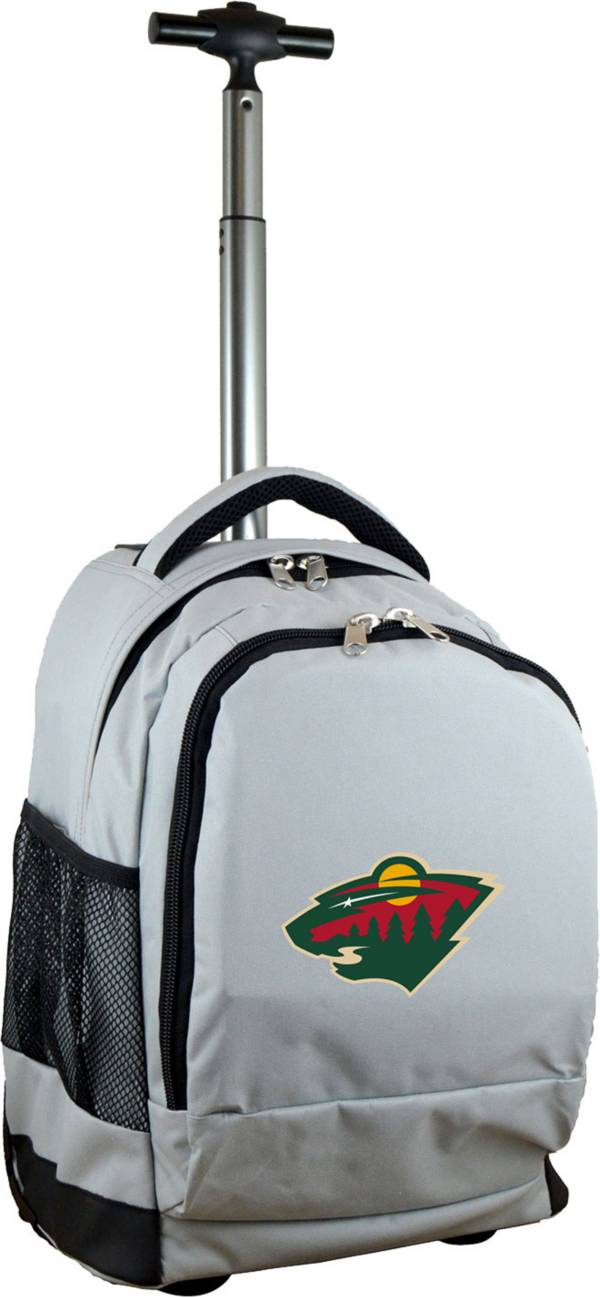 Mojo Minnesota Wild Wheeled Premium Grey Backpack