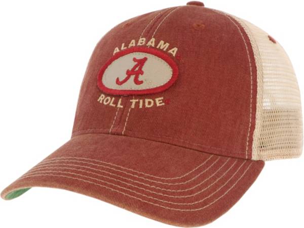 League-Legacy Men's Alabama Crimson Tide Crimson Old Favorite Adjustable Trucker Hat