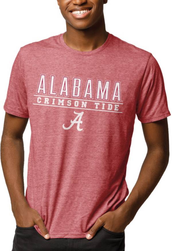 League-Legacy Men's Alabama Crimson Tide Crimson Reclaim Tri-Blend T-Shirt