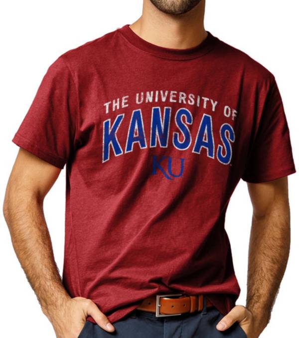 League-Legacy Men's Kansas Jayhawks Crimson All American T-Shirt product image