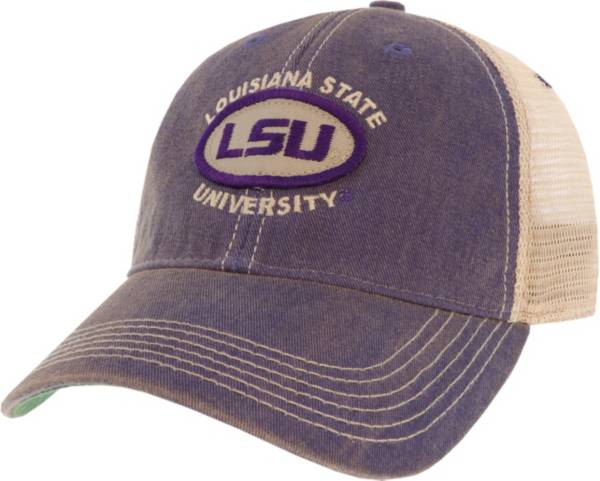 League-Legacy Men's LSU Tigers Purple Old Favorite Adjustable Trucker Hat product image