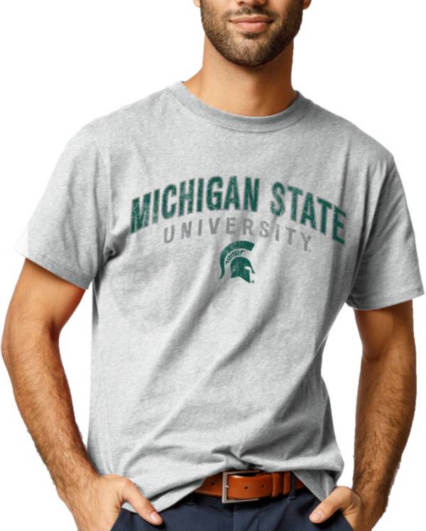 League-Legacy Men's Michigan State Spartans Grey All American T-Shirt