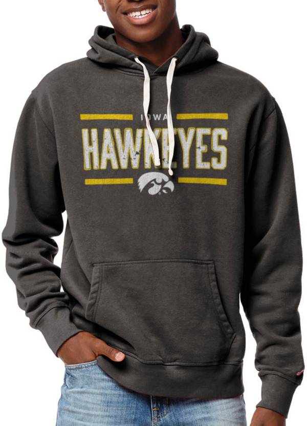 League-Legacy Men's Iowa Hawkeyes Stadium Black Hoodie