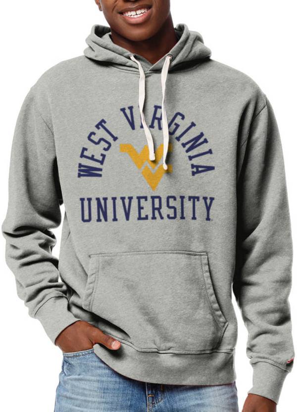 League-Legacy Men's West Virginia Mountaineers Grey Stadium Hoodie