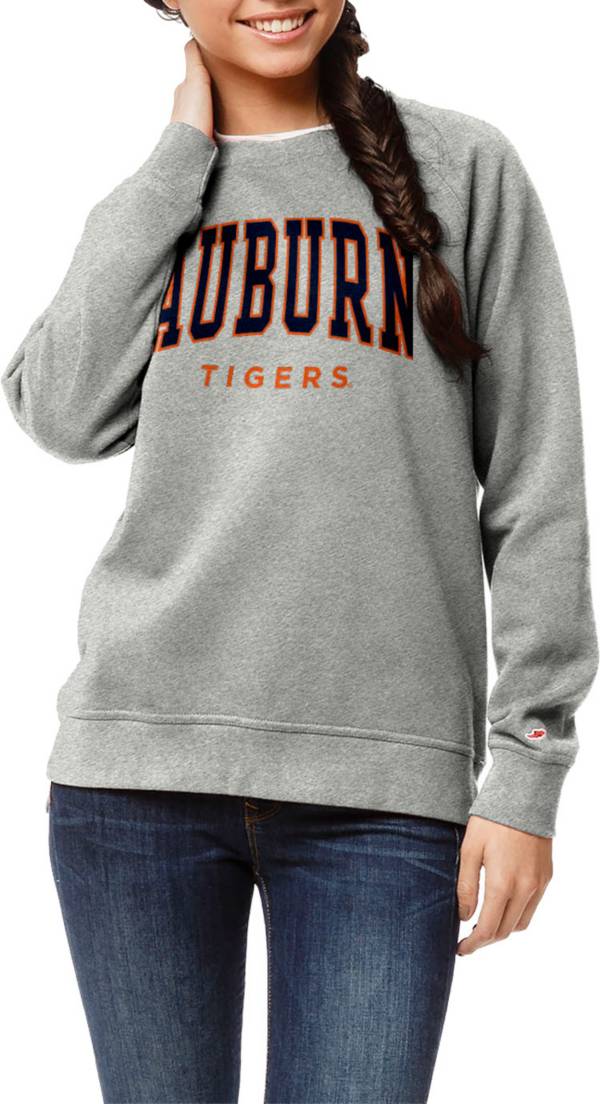 League-Legacy Women's Auburn Tigers Grey Academy Crew Sweatshirt