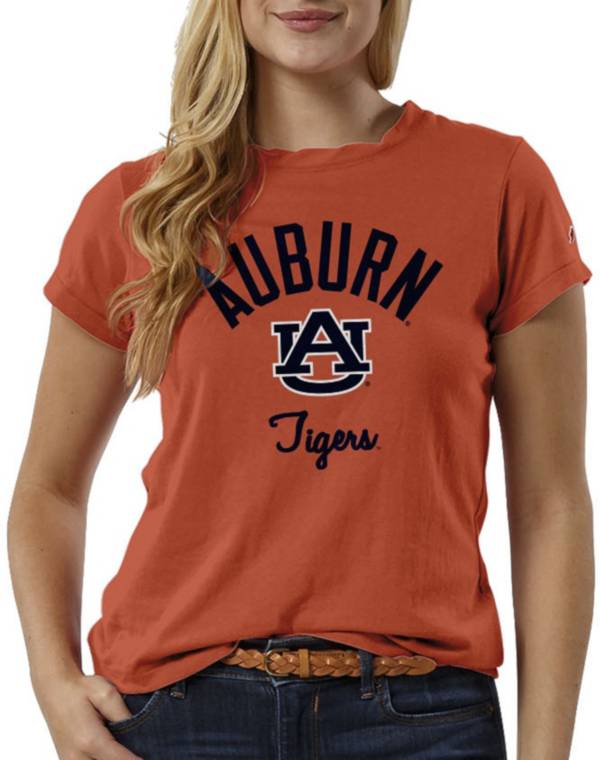 League-Legacy Women's Auburn Tigers Orange ReSpin T-Shirt product image