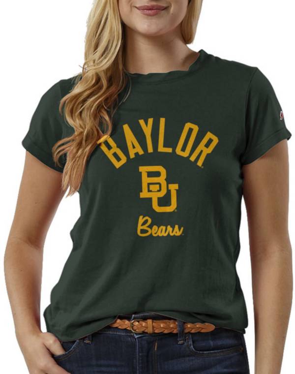 League-Legacy Women's Baylor Bears Green ReSpin T-Shirt product image