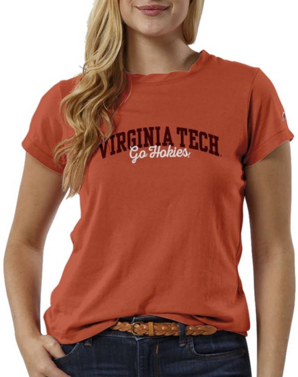 League-Legacy Women's Virginia Tech Hokies Burnt Orange ReSpin T-Shirt