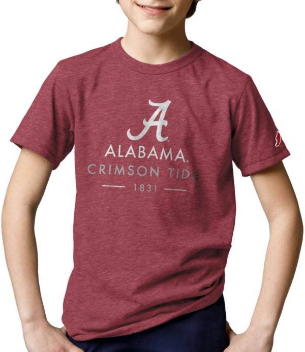 League-Legacy Youth Alabama Crimson Tide Crimson Tri-Blend Victory Falls T-Shirt product image