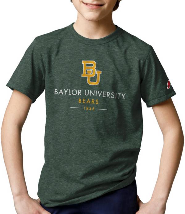 League-Legacy Youth Baylor Bears Green Tri-Blend Victory Falls T-Shirt