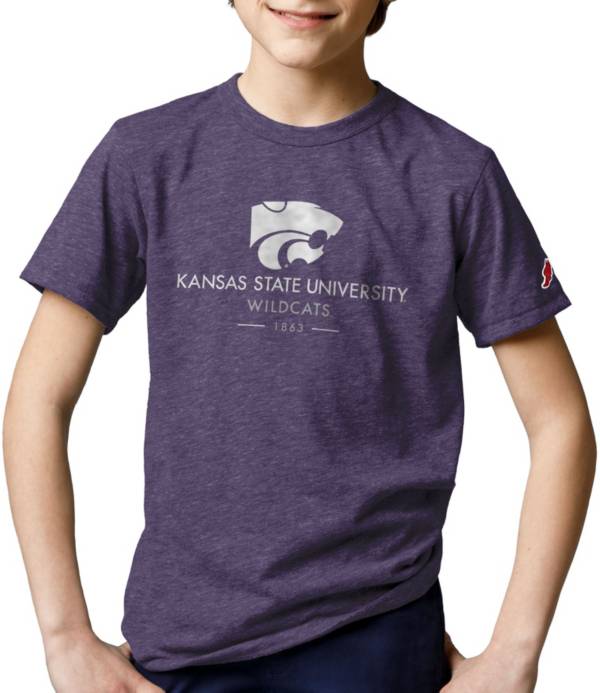 League-Legacy Youth Kansas State Wildcats Purple Tri-Blend Victory Falls T-Shirt product image