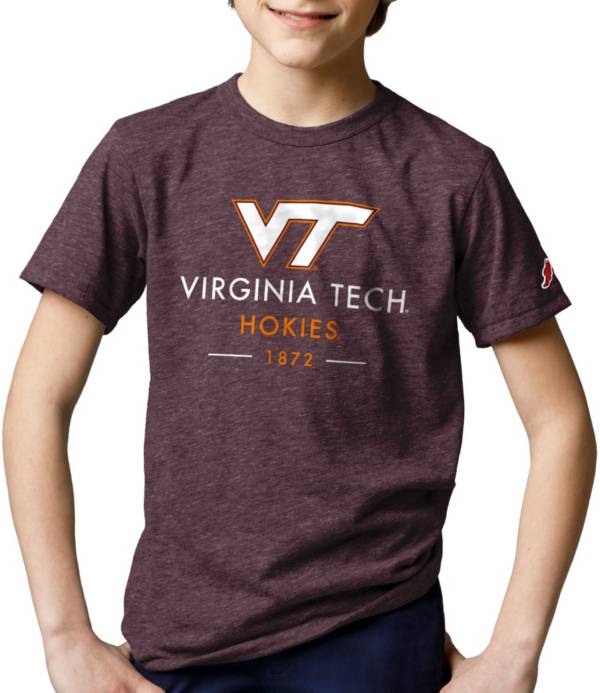 League-Legacy Youth Virginia Tech Hokies Maroon Tri-Blend Victory Falls T-Shirt