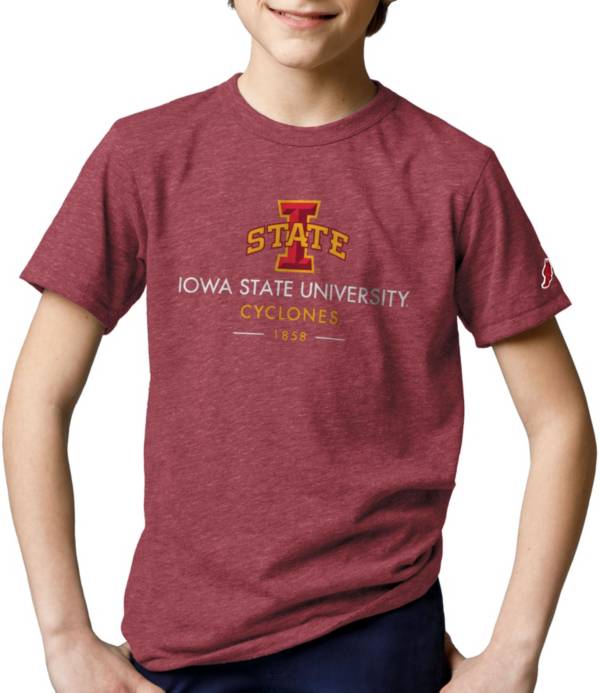 League-Legacy Youth Iowa State Cyclones Cardinal Tri-Blend Victory Falls T-Shirt product image