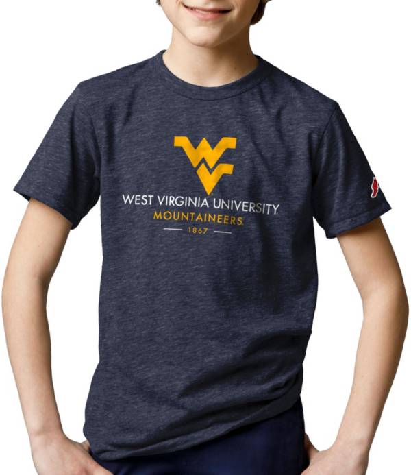 League-Legacy Youth West Virginia Mountaineers Blue Tri-Blend Victory Falls T-Shirt product image
