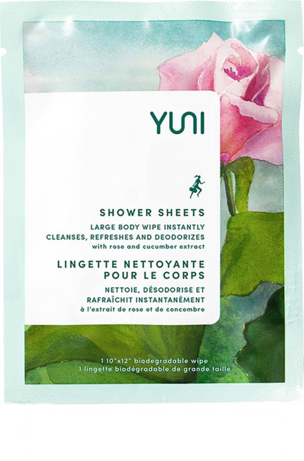 YUNI Beauty Rose Cucumber Shower Sheets – 12 Pack