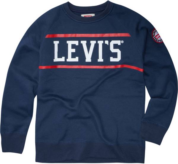 Levi's Boys' Fleece Crewneck Sweatshirt