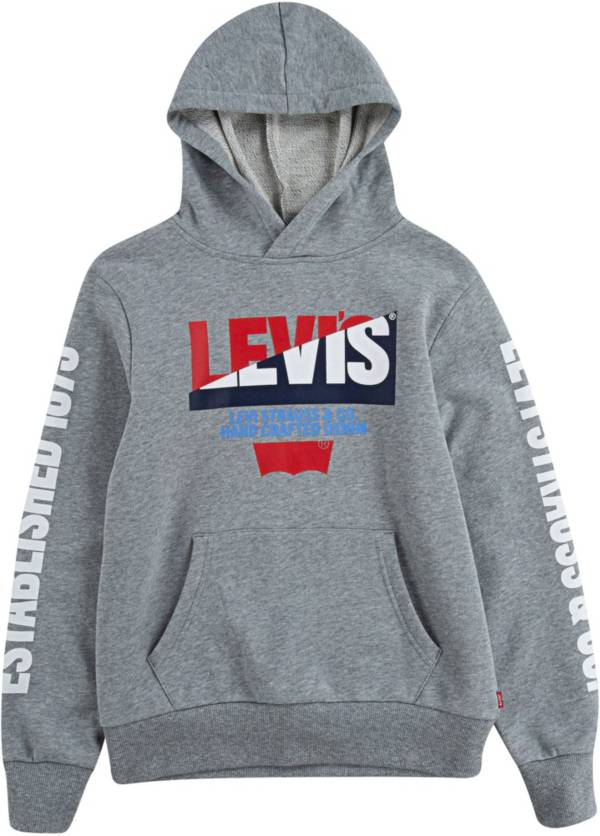 Levi's Boys' Logo Fleece Pullover Hoodie