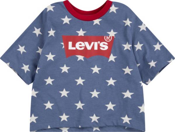 Levi's Girls' Batwing Logo Cropped T-Shirt