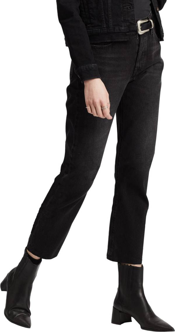 Levi's Women's 501 High Rise Straight Leg Crop Jeans