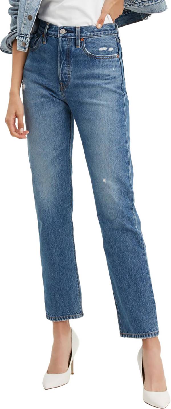 Levi's Women's 501 High Rise Straight Leg Jeans