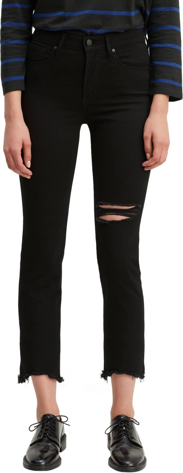 Levi's Women's 724 High Rise Straight Cropped Jeans