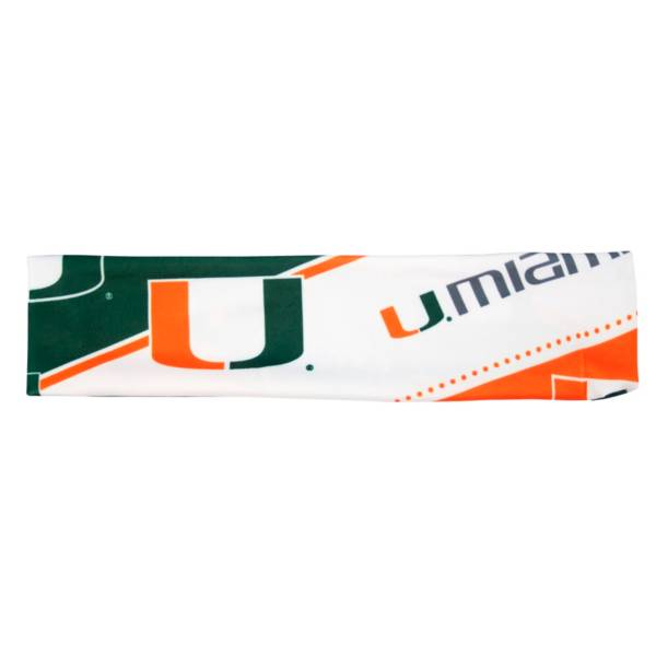 Little Earth Miami Hurricanes Stretch Headband