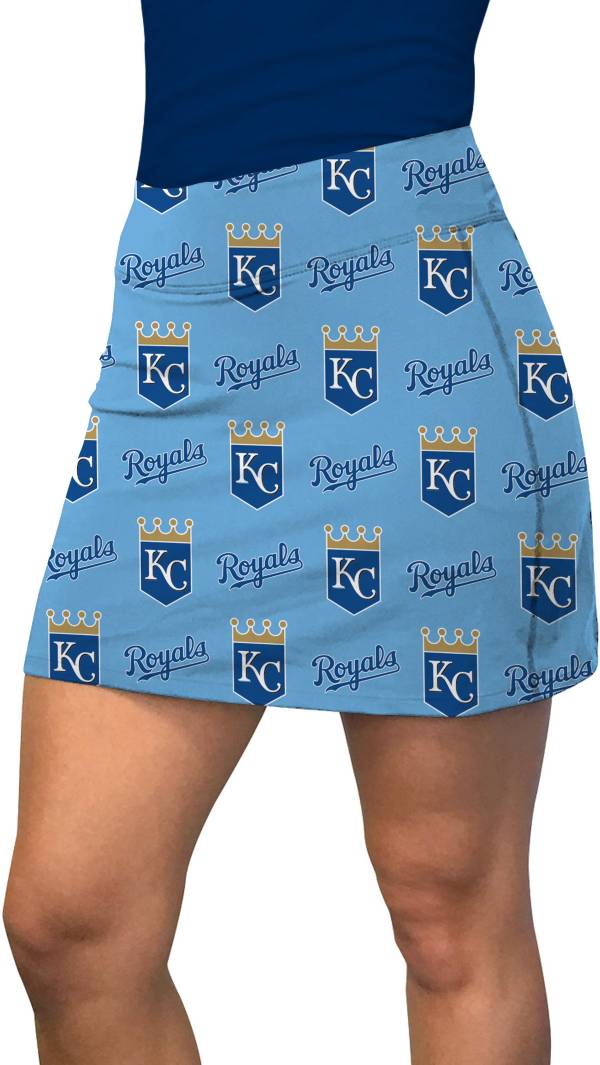 Loudmouth Golf Women's Kansas City Royals Blue Performance Golf Skort