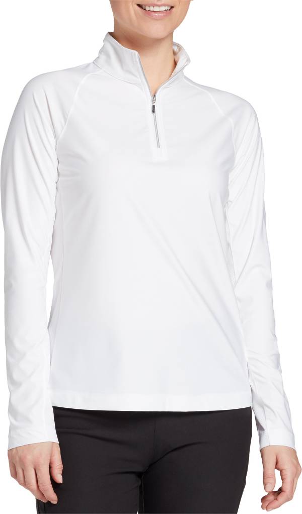 Lady Hagen Women's Solid UV Long Sleeve Golf Pullover