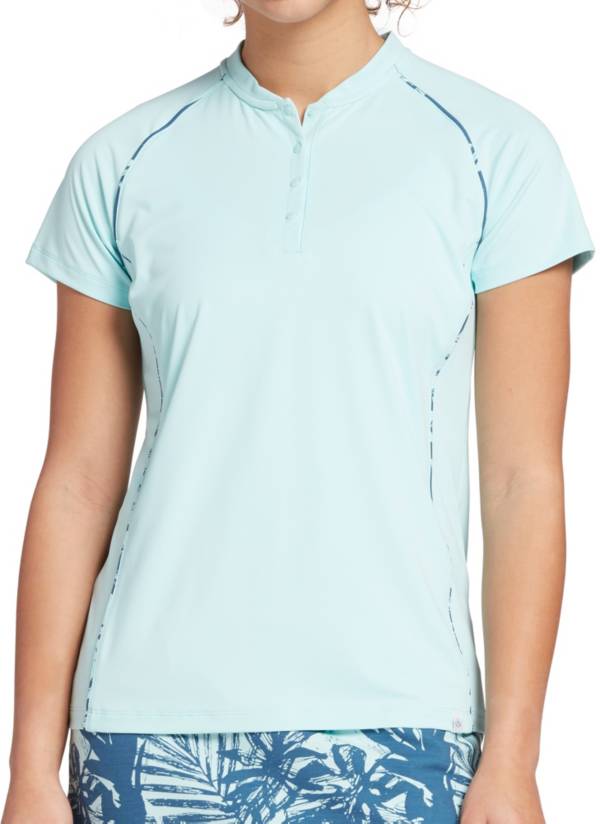 Lady Hagen Women's Tropical Print Golf Polo