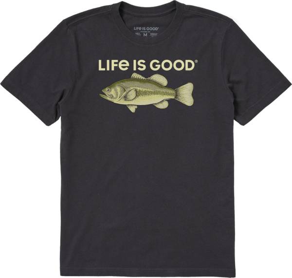 Life is Good Men's Bass Rendering Crusher T-Shirt