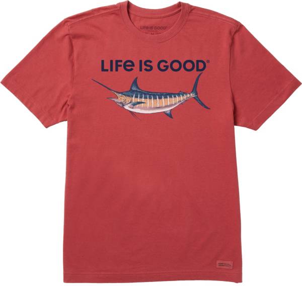 Life is Good Men's Marlin Rendering Crusher T-Shirt