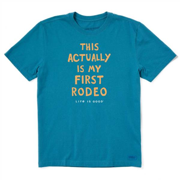 Life Is Good Men's Not First Rodeo Crusher Graphic T-Shirt product image