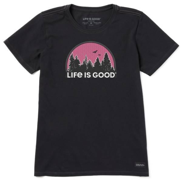 Life is Good Women's Funky Outdoor Pattern Crusher T-Shirt