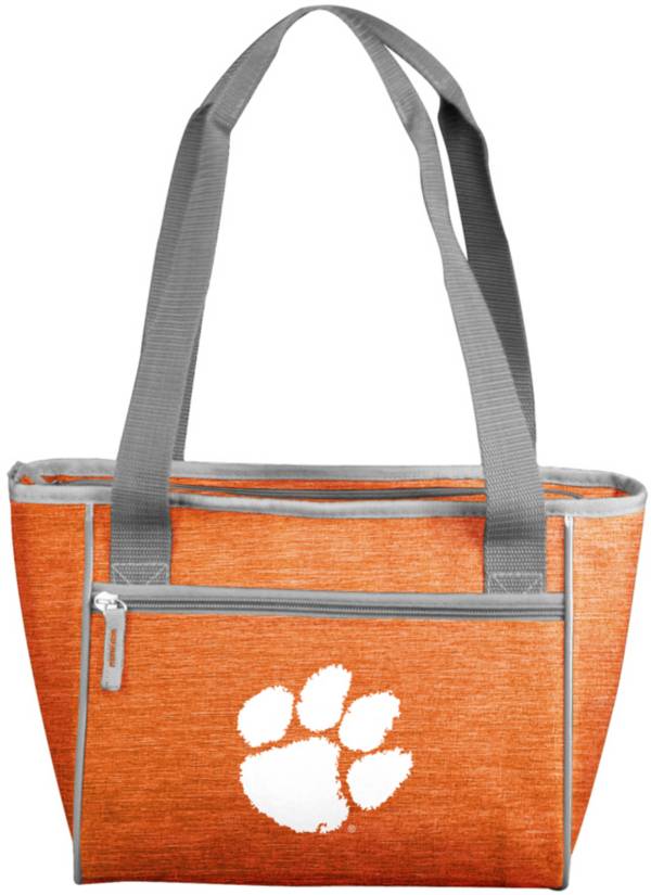 Clemson Tigers Crosshatch Can Cooler Tote