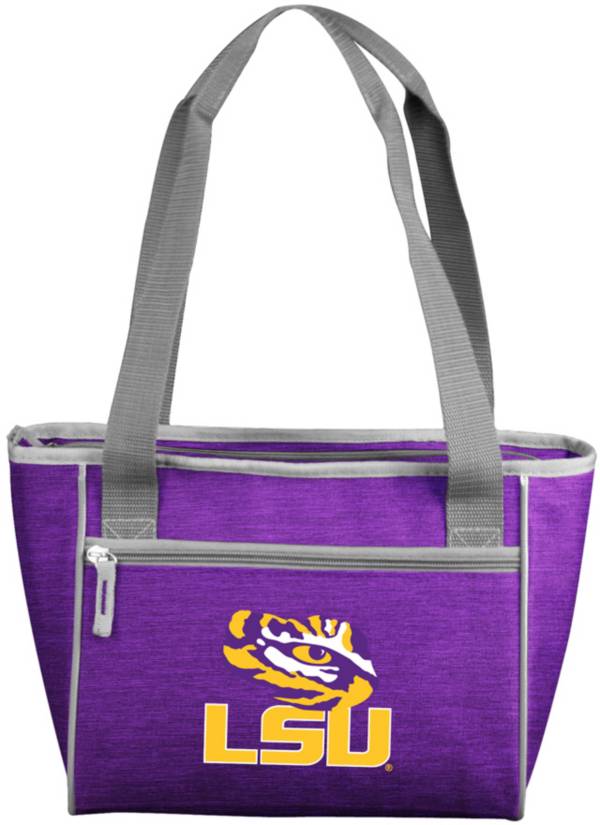 LSU Tigers Crosshatch Can Cooler Tote