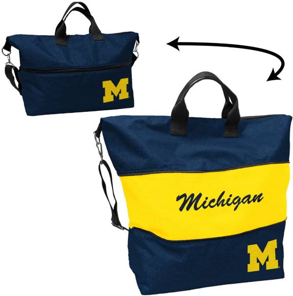 Michigan Wolverines Crosshatch Tote