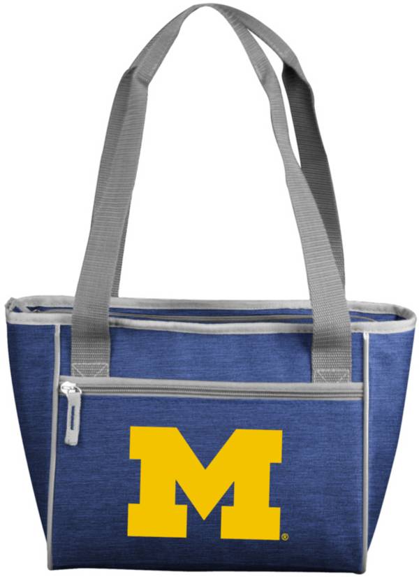 Michigan Wolverines Crosshatch Can Cooler Tote