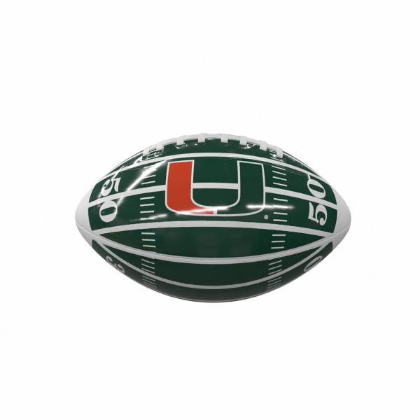 Miami Hurricanes Glossy Mini Football