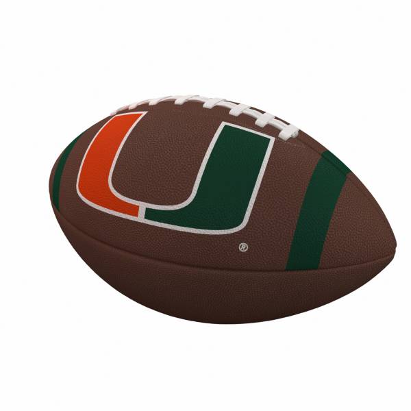 Miami Hurricanes Team Stripe Composite Football