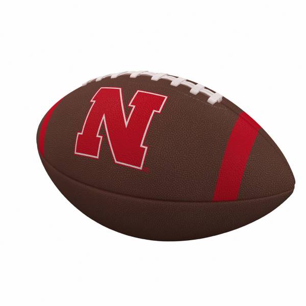 Nebraska Cornhuskers Team Stripe Composite Football